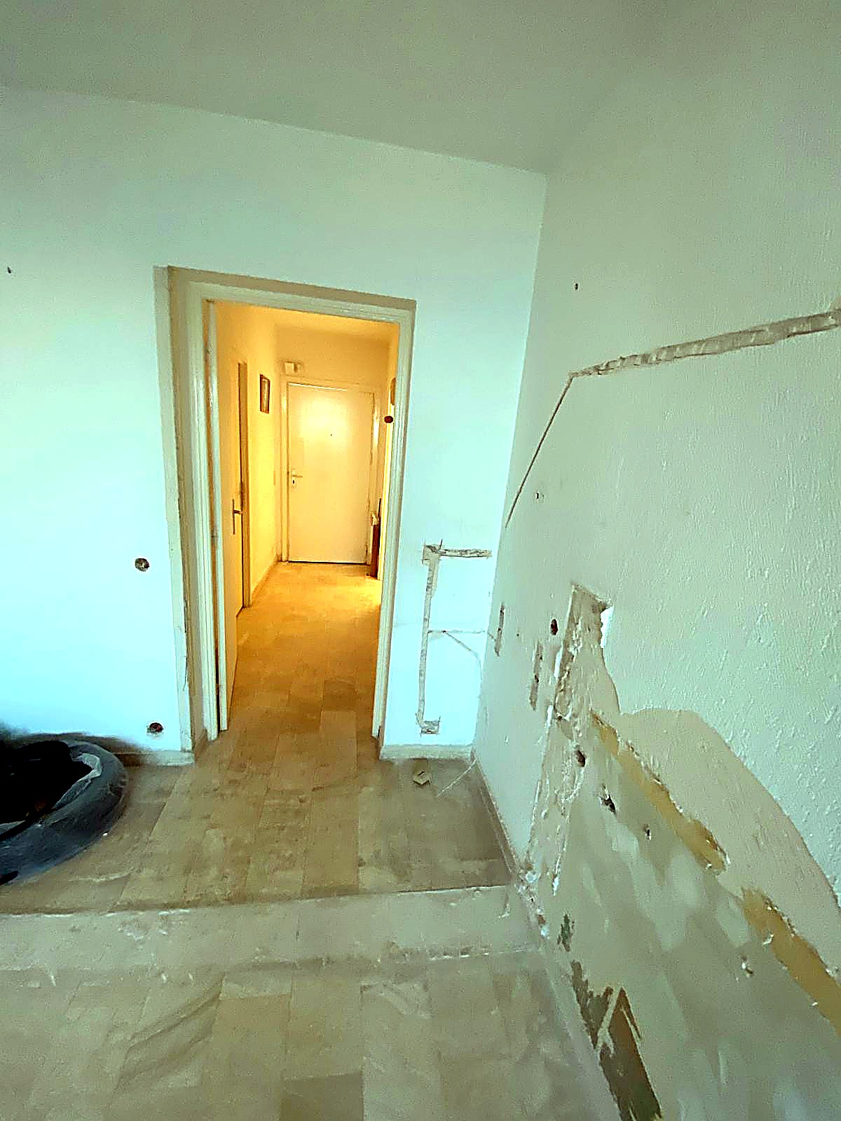 Couloir en rénovation