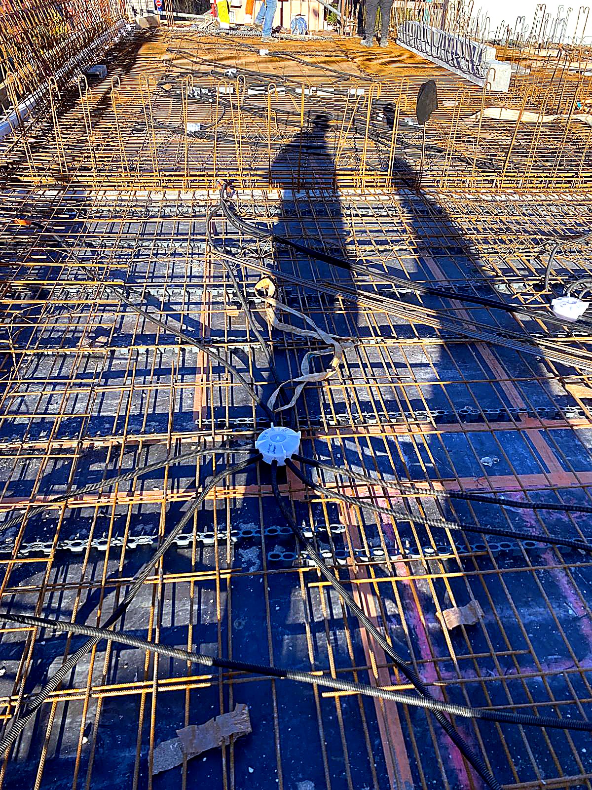 Intervention sur un chantier de construction